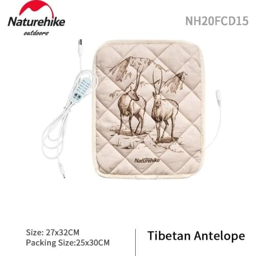 Naturehike Camping Winter Heating Mat 48℃ Safety Thermostat Warm Cotton Pad Ultralight Multi-functional Timed Heater Washable