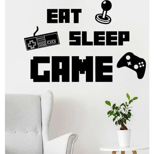 Creative Game Wall Stickers for Kids room Gamer room Decoration Removable Vinyl Wall Decals Eco-friendly Wall Murals Home Decor