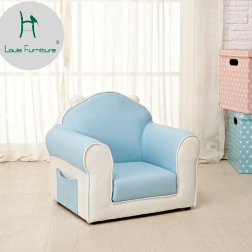 Louis Fashion Childrens Sofas Cute Princess Baby Kindergarten Card
