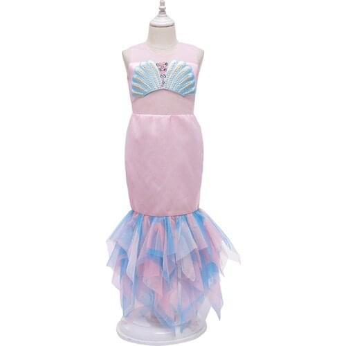 Little Dress Up For Toddler Girl Summer Outfits Kids Cosplay Princess Fancy Costume Children Birthday Party Clothes