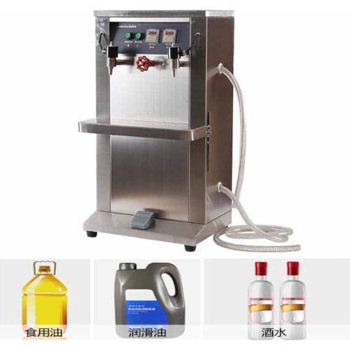 New Commercial Liquid Filling Machine Stainless Steel Electric Vertical Quantitative Filling Machine