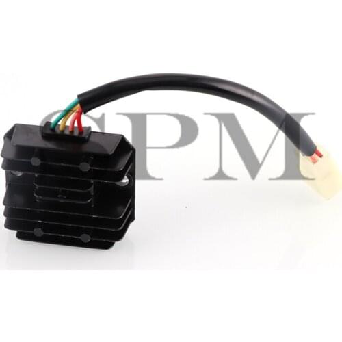4 Wires 4 Pins 12 Voltage Regulator Rectifier For 150-250CC Motorcycle Scooter Moped ATV Aluminium Alloy Black White(optional)