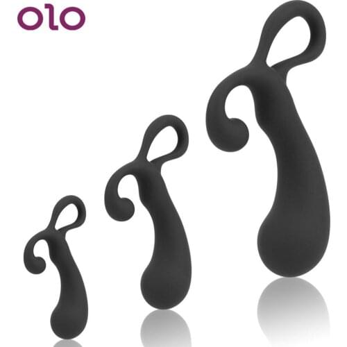 Sex Toys For Woman Male Beginner 3 Size Anal Beads Butt Plugs Silicone Prostate Massager Mini Dildo Anal Plug Training Set