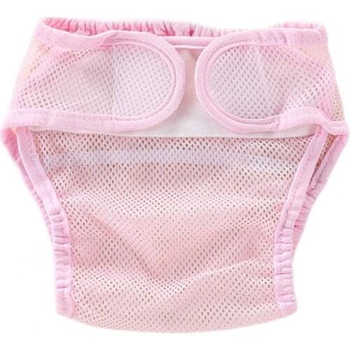 Cloth Diapers Mesh Design Breathable Washable Newborn Diaper Panties Reusable Summer Infant Training Pants Baby Accessories