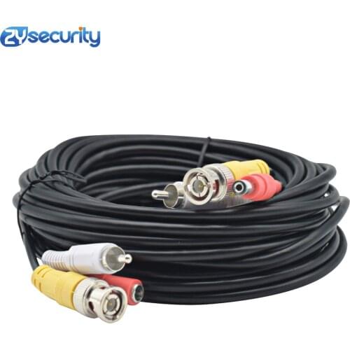 High quality BNC RCA Cable Video Audio Line Security CCTV Camera DC Power Copper Cored Wire AHD CVI TVI Surveillance System