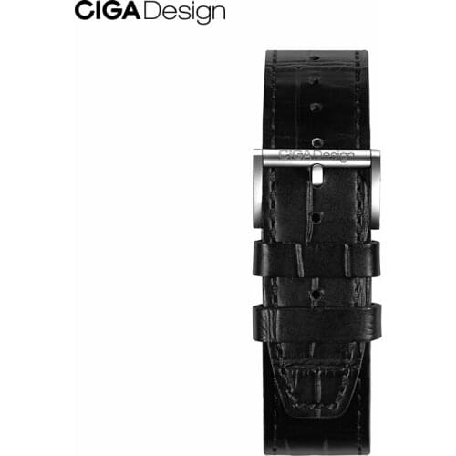 Xiaomi Youpin CIGA Design 22mm Genuine Leather Watch Strap Accessories for CIGA Automatic Hollowing Mechanical Watch Z MY Series