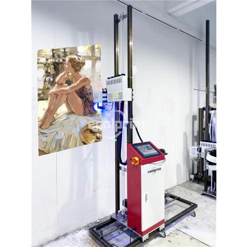 Custom 3D 5D Wall Printer Automatic White Building Direct to Wall Printer Chinese Wallpen Printer Machine