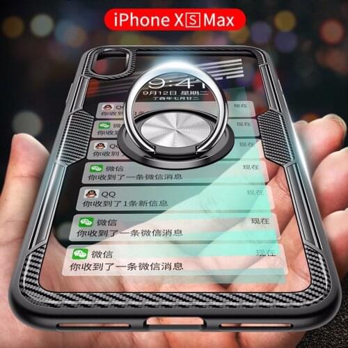 Magnetic Finger Ring Shockproof TPU Case Cover For iPhone 11/11 Pro/11Pro Max/XS Max XR X 6S 6 7 8 Plus CASE