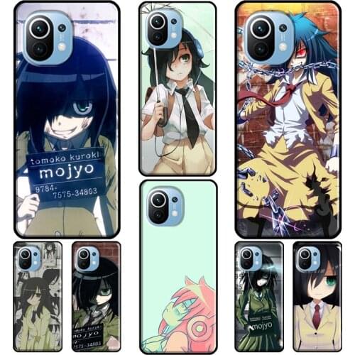 Watamote Anime For POCO X3 Pro F2 F3 M3 Case For Xiaomi Mi 11 Pro 10T 9T Mi 9 A3 Note 10 Lite Back Cover