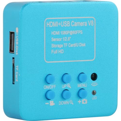 HDMI USB SONY IMX307 1080P Video Microscope Camera U Disk TF Card Storage Recorder Industrial Soldering Tool Kit