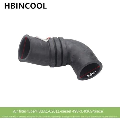 For Air Filter Elbow 498-HELI Original Factory Forklift Accessories Rubber Pipe Air Intake Pipe Air Filter Hose Connector