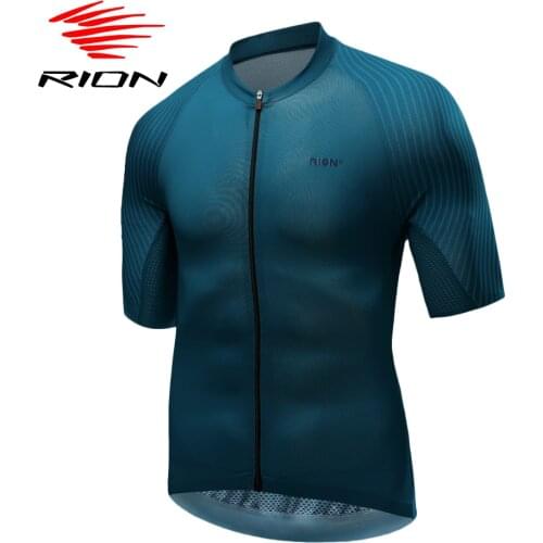 RION Men Cycling Jersey Top Ciclismo Summer Short Sleeve Bicycle Jersey Breathable Quick Dry MTB Road Bike Jersey