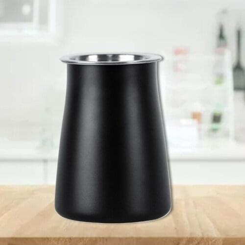 T84E Stainless Steel Coffee Sieve Cup Dustproof Coffee Powder Cocoa Flour Mesh Filter Sifter with Lid Tea Grinder Accessory