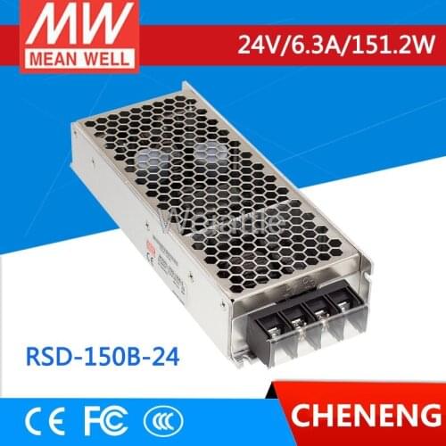 MEAN WELL original RSD-150B-24 24V 6.3A meanwell RSD-150 24V 151.2W Railway Single Output DC-DC Converter