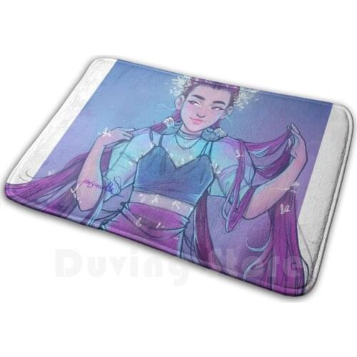 Hay Lin - Witch Soft Non-Slip Mat Rug Carpet Cushion Cornelia Girl Witch Anime Sleeve Comic Haylin Plants Flower Earth