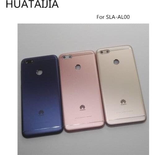New For Huawei Y6 Pro 2017 Huawei Enjoy 7 Battery Cover Back Door Rear Housing Huawei P9 Lite Mini SLA-AL00 Cover Case with lens