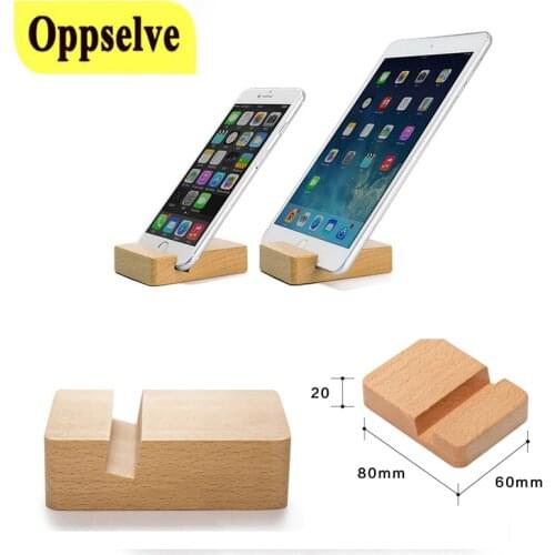 Oppselve Wooden Desk Phone Holder For iPhone 11 Pro Xs Max Xr X Huawei Xiaomi Redmi Smartphone Mobile Phone Holder Desk Stand