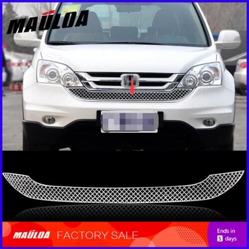 Modificate 304 Stainless steel car front grille racing grills grill cover trim for CR-V CRV 2010