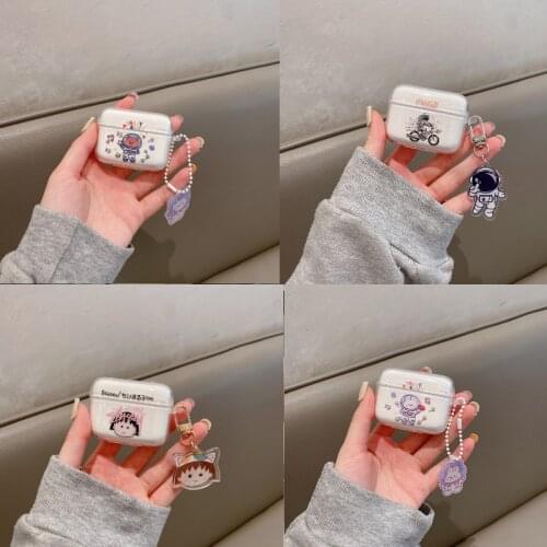 New Cute Cartoon Earphone Case for huawei Honor X1 TPU Headphone Shockproof Cover for Honor X1 Accessories with Keychain