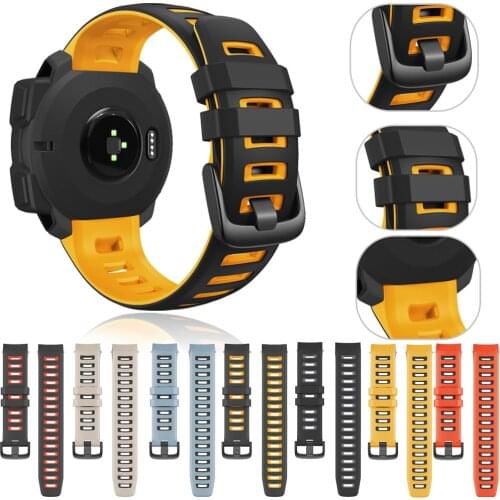 Silicone Watch Band Strap for Garmin Instinct/Esports/Tactical/Tide Solar Smart Watch Replacement Wrist Strap bracelet Correa