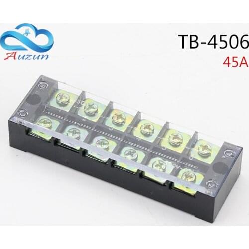 TB-4506L connection terminal splice wiring current 45A connection flame retardant wire connector 6P bit fixed