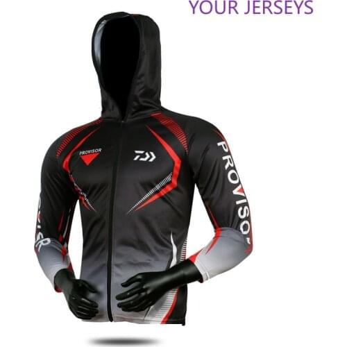DAIWA Hoodies Fishing Clothing Long Sleeve Outdoor Breathable Fishing Shirts Anti UV Quick Dry Cycling Hiking Clothes Camisas
