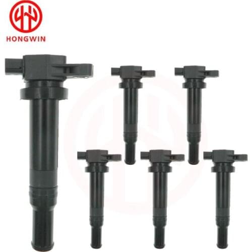 UF558 Pack of 6 Ignition Coil 27301-3E400 273013E400 For Hyundai Santa Fe Kia Rondo Magentis Optima V6 2.7L 2007-2011