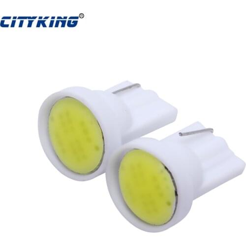 500Pcs/Lot Car T10 COB 6led 2W High Power w5w LED Car Door Lamps Indicator Light Reading Light License Plate Light