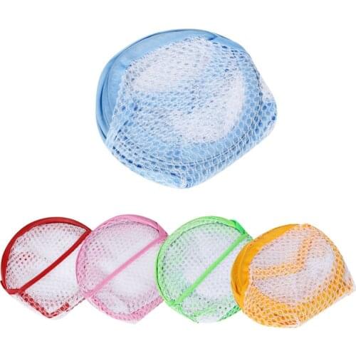 White net Small Dirty Clothes Basket Folding Color Net Storage Basket Dirty Clothes Basket Dirty Clothes Basket Laundry Basket