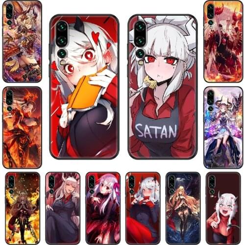 Anime Sexy Devil Girl Phone case For Huawei P 8 10 20 30 Smart Plus 2019 Z Lite Pro 2017 2019 black silicone cell cover 3D