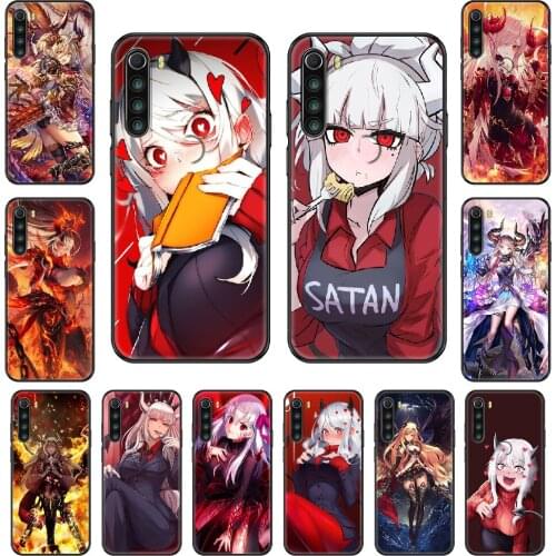 Anime Sexy Devil Girl Phone case For Xiaomi Redmi Note S2 4 5 6 7 8 A S X Plus Pro black soft cell cover silicone waterproof