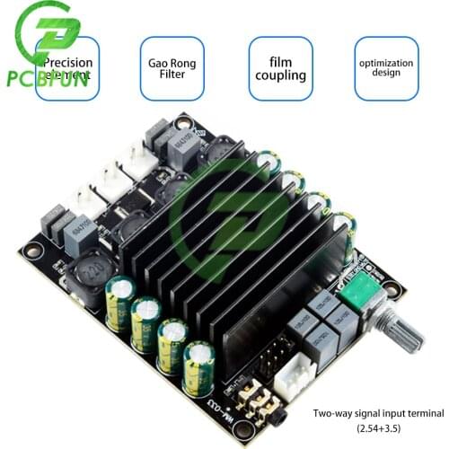 TDA7498 Digital Amplifier Audio Board DC 12V-36V 2*100W Two-channel High-power Stereo HIFI Power Amplifier Board Module