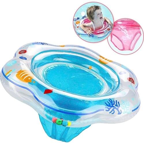 Baby Swimming Ring Float Inflatable Baby Swim Ring With Seat For Infant Toddler 6-36 Months Pool Floatation Devices Water Sport