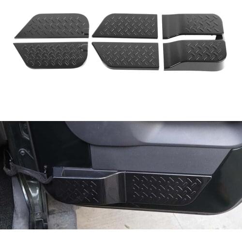 For Jeep Wrangler JK 2007-2010 Car Door Interior Panel Decoration Bezel Cover Stickers Interior Auto Styling Accessories