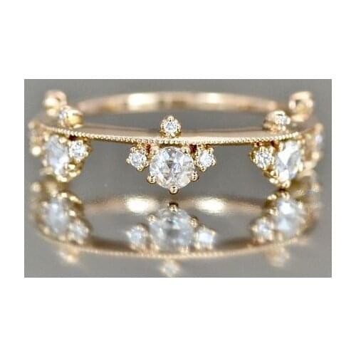 Wedding Band Rose Gold Ring Luxury Brand Engagement Luxury Ring Stainless Steel Wholesale Promise Rings For Women Love Ring