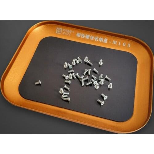 Aluminum Alloy Screw Tray with Magnetic for RC Model Phone Repair high quality Model screw plate Electronic service tools