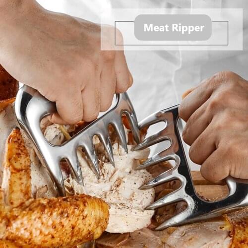 Slitting Machine Turkish Fork Meat Cutting Machine Barbecue Meat Tearing Tool Bear Claw Separator Stainless Steel All