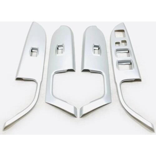 For Mitsubishi ASX LHD 2013-2018 2019 2020 Window Glass Lift Control Button Switch Armrest Cover Trim Car-Styling Accessories