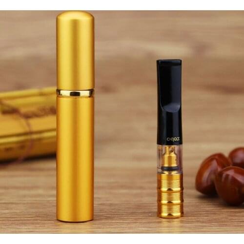 Zobo genuine triple filter cigarette holder. Washable circulating health smoking gift for Mens Thick cigarettes