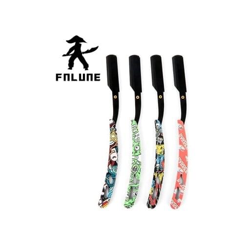 FnLune Men Women Manual Razor Professional Hair Removal Shaving Hair Armpit Hair Barber Knife Tool To Send The Blade Foldable