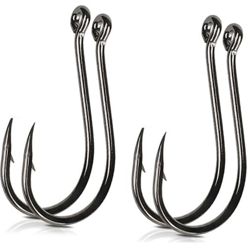 DONQL 200/300pcs Mixed Size Fishing Hooks Set Jig Barbed Circle Fishhook High Carbon Steel Carp Fly Fishing Hook Sea Accessories