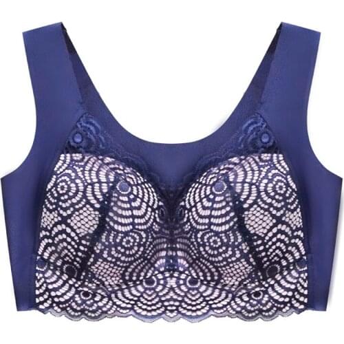 Sexy Lace Sleep Sports Underwear for Women Cozy Wire Free Seamless Vest Bras Girls Student Lingerie Padded Push Up Chest Wrap