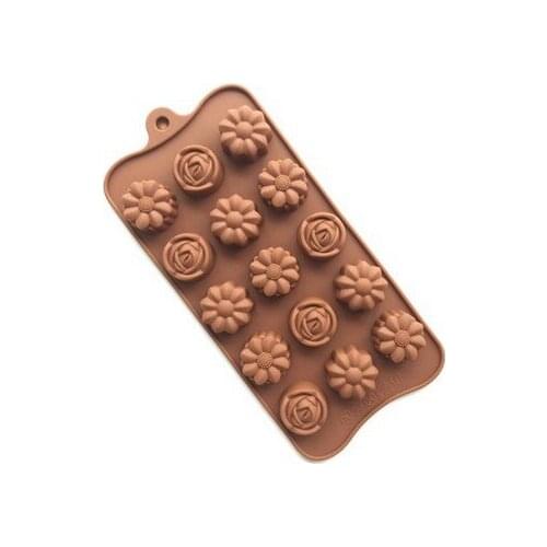 Rose Flower Cake Silicone Mold Fondant Cake Decorating Chocolate Candy Molds Resin Clay Soap Mould Kitchen Baking Cake Tools