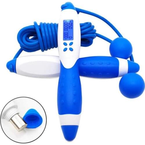 Wireless Jump rope Novel Multifunctional Magnetic Control Electronic Counting Rope Skipping Crossfit Four Key Calorie Skip Rope