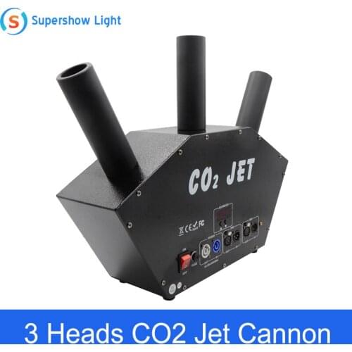 3 Heads Co2 Jet Machine DMX Control for Disco Show Nightclub Club Stage Party Decoration