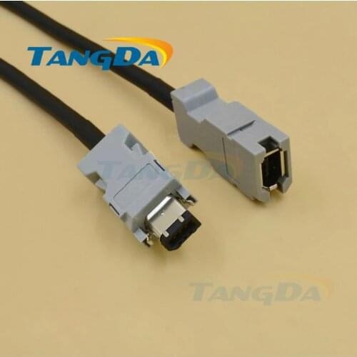 Tangda for Yaskawa servo motor encoder cable Wire JZSP-CMP00-03 05 08 6 core 6p JZSP-CMP00