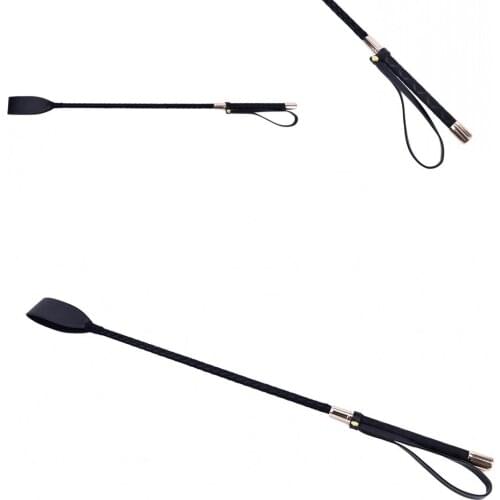 Body Flirt Erotic Toy PU Leather Horse Whip Sex Spanking Knout With Sword Handle Lash Fetish Flogger Sex Products For Male