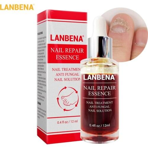 LANBENA Nail Repair Essence Serum Fungal Nail Treatment Remove Onychomycosis Toe Nourishing Brighten Hand Foot Skin Care 12ml