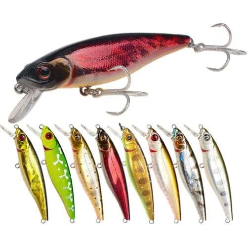 1PCS Minnow Fishing Lure 85mm 9g Floating Hard Bait Wobbler Jig Bait Crankbait Carp Striped bass Pesca Fishing tackle SwimBait