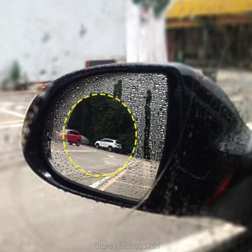 2pcs Car Motorcycle Rearview Mirror Rain Film Sticker Car Styling for Nissan qashqai tiida mazda 3 6 2 5 CX-5 CX-7 Accessories